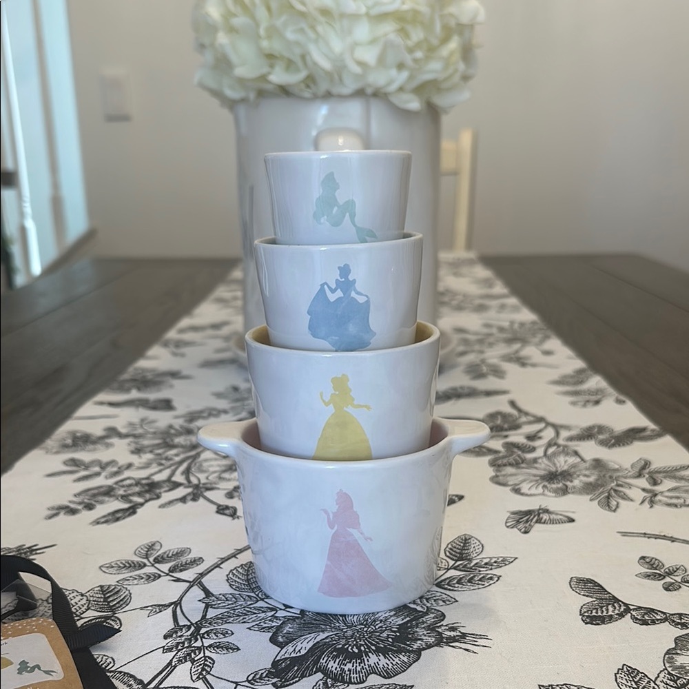 RAE DUNN By Magenta  Disney Princess Set of 4 Measurement Cups